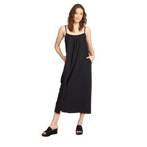NEW Sol Angeles Gauzy Black Maxi Dress Size M/L